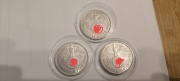 SREBRNY ZESTAW 2 REICHSMARK (1937, 1938, 1939) – ROK PO ROKU!