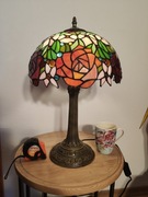 Duża lampa witrażowa w stylu Tiffany 48cm