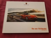 2016 Porsche 718 Boxster Prospekt ANGIELSKI 58 stron twarda okładka EN/WW