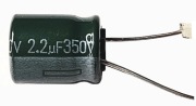 KONDENSATOR ELEKTROLITYCZNY 2,2uF/350V 85C 5szt.