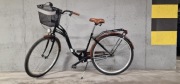 Rower miejski czarny retro