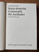 Helbig Buscha Kurze deutsche Grammatik fur Auslander