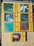 Zestaw 7 szt kasety VHS Na ścieżkach życia się David Attenborough 