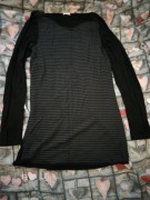 Czarna bluzka w paski Moon