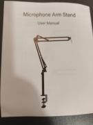 Stojak biurkowy na mikrofon regulowane ramię studyjne