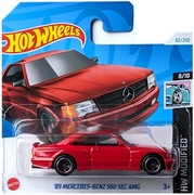 HOT WHEELS '89 Mercedes-Benz 560 SEC AMG Nowy autko Mattel 