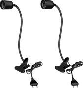 Regulowana lampa z klipsem 360° - Gniazdo Nizirioo E27 - 2 szt.