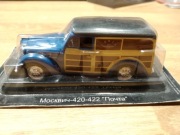 Moskwicz 400-420 poczta Kultowe Auta PRL ZSSR DeA 1:43 WAW