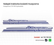 Nalepki naklejki traktorka Husqvarna CTH 155 Hydrostatic