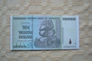 Zimbabwe 10 000 000 000 000 dolar st. 1