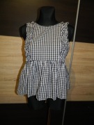 ZARA bluzka top w kratę roz M