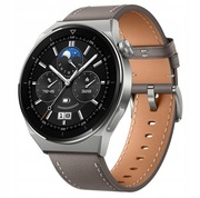 HUAWEI Watch GT 3 Pro 46 mm Titan + Gray leather nowy-gwarancja + GRATISY