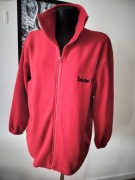 Bluza damska XL gruby polar czerwona miła kieszenie Timberland