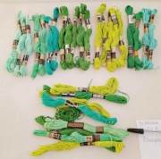 nici mulina Ariadna - zestaw 21 szt. odcienie zieleni