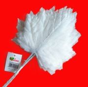 Liście z brokatem ,ozdoba do stroików na ŚWIĘTA  5 zł za 10 szt.