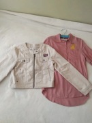 Kurtka r. 128 + koszula z kotkiem 122