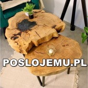 Stoliki kawowe z drewna / drewniane