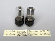 2 x 6H8C (6N8S / 6SN7 ) z 1979 (!)r, Reflector, NOS, pomierz.Tall glass.<2>