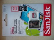 Karta pamięci microSDHC SanDisk Ultra 32 GB klasa 10 80MB/s