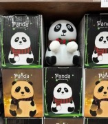 Urocza silikonowa lampka LED panda dla dzieci 