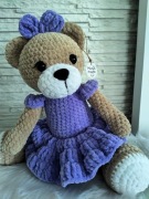 Miś handmade ręcznie wykonany rękodzieło 