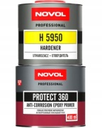 NOVOL  PROTECT 360 Podkład Epokslydowy Szary 1+1 Utwardzacz H5950 0,8L 