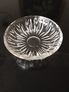 Vintage Kryształ spodki talerzyki szklane