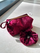 Zestaw kosmetyczka plus gumka scrunchie 