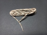 Sznurowadła 100 cm bawełniane beżowe brązowe