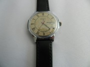DUŻY Zegarek SLAVA  z podwójnym datownikiem SPRAWNY 