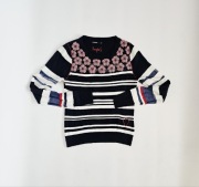 Śliczny sweter w paski Desigual xs 34