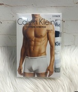 Calvin Klein bokserki męskie 3-pack komplet nowe bawełna S logo