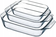 Zestaw 3 x Naczynie żaroodporne lasagne PYREX 2,1L + 2,9L + 3,8 L