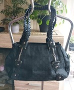 Torebka damska czarna na wzór Gucci.