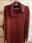 Bluza damska bordowa