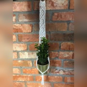 Wiszący kwietnik/ doniczka ze sznurka  makrama 
