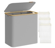 Szary kosz na pranie 150 L