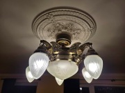 Duża ekskluzywna lampa wisząca klasy premium - żyrandol + druga GRATIS !