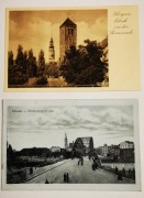 Głogów Glogau Dwie przedwojenne pocztówki w dobrym stanie
