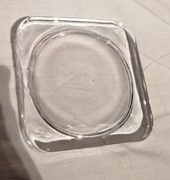 Popielniczka szklana kwadratowa, 9x9 cm