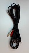 Kabel Alphard Gold minijack 3,5 mm - 2x RCA cinch 5 m pozłacany