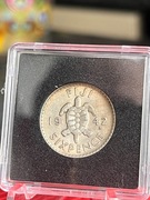 Fidżi 6 pensów, 1942 żółw