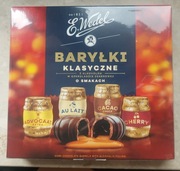 Baryłki klasyczne Wedel z alkoholem nadziewane 200g