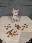 Mis z masy cukrowej na tort plus gwiazdki 