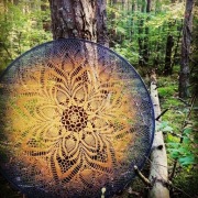 Mandala Szydełkowa 1m średnicy 