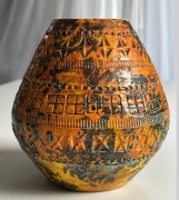 Aldo Londi Bitossi „Sunset” wazon Włochy, lata 60. Mid-Century Modern Italy