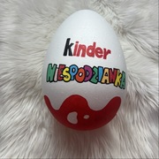 Jajko kinder niespodznianka malowane otwierane gigant duże na prezent xxl