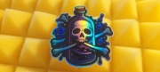 MONSTER SKULL PIRACI NAKLEJKA STICKER