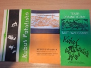 Program teatralny 3 szt. Diderot Kubuś Fatalista Zapasiewicz Kondrat  