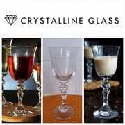 KIELISZKI DO WÓDKI LIKIERU NALEWKI ELEGANCKIE KROSNO KRISTA 50/60ml 4 SZTUK